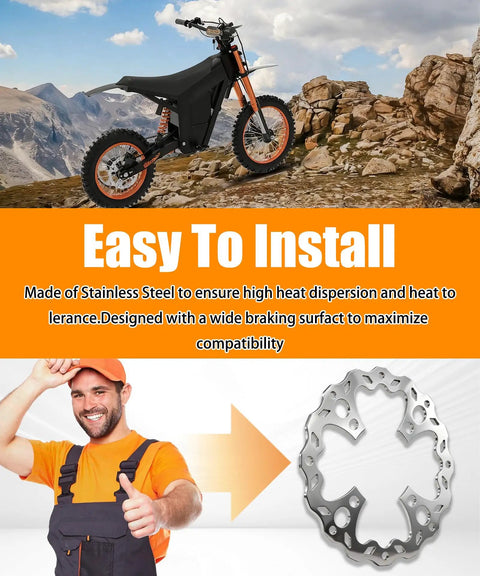 Front Brake Disc Rotor For Tuttio Soleil 01 Electric Bike Top Notch Performance Alloy Rotor With Superior Heat Dissipation