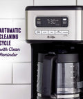 14 Cup Programmable Coffee Maker In Stainless Steel With 1 To 4 Cup Small Batch Setting And Grab A Cup Auto Pause