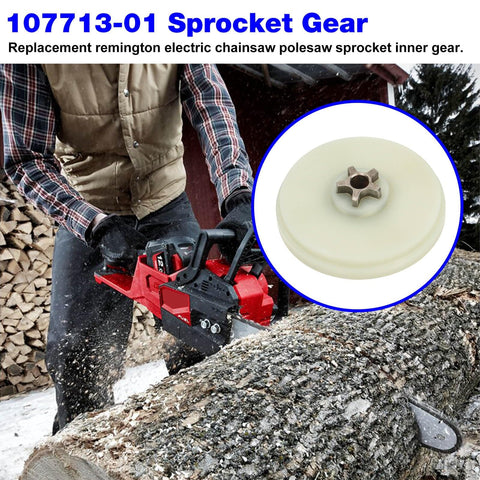 Replacement Sprocket Gear For Electric Chainsaw ABS Construction Built Tough Non Toxic Finish Fits 107713-01 And 717-04749 8.9 Cm Diameter 3.5 Cm High Easy Install Safe Eco Friendly Parts