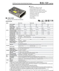 Beefy 125W Switching Power Supply for Power Entry Modules 12V 48V Output High Efficiency AC to DC Converter Durable Ready for DIY Electronics and Industrial Projects, metal case