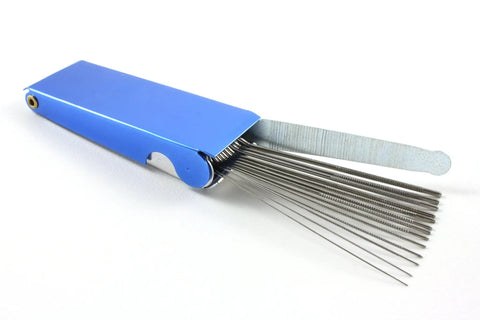 Welding Torch Tip Cleaner and Carburetor Cleaning Tool in Stainless Steel, 80 mm, Size No 6 to 26 Tips, Aluminum Case