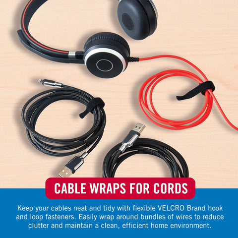 Cords neatly organized with 100 Pack 6 Inch Reusable Cable Ties For Electronics And Desk Organization Black A Handy Gift For Tech Dudes Who Crave Tidy Cords And Quick Cable Management