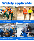 Collage of site workers, leaders, workshop, maintenance in context for Rugged Steel Toe Covers For Boots And Shoes, Tough-As-Nails Toe Caps, Removable Metal Toe Inserts For Work Boots, Construction And Welding, Protects Against Crushing Impacts And Punctures, One Pair