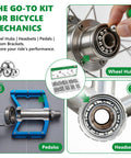 700 Piece Chrome Steel Bearing Balls Set G25 High Precision Imperial Sizes 1/4 7/32 3/16 5/32 1/8 3/32 For Bike Hubs and Repair