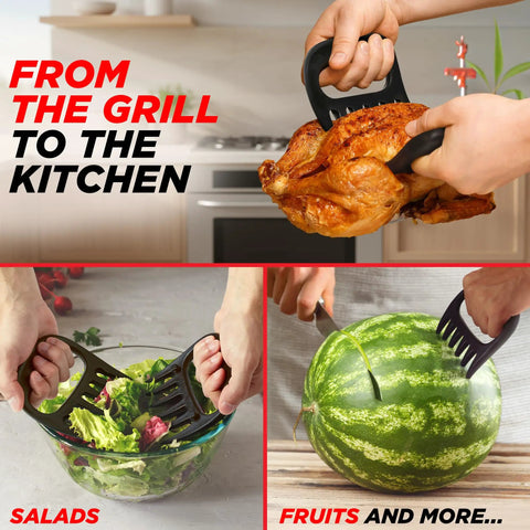 Heavy Duty Meat Shredder Claws For Grilling Bear Claws Puller For Pulled Pork And Chicken Shredding Ideal Fathers Day Gift