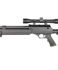 Beefy Heavyweight Spring Airsoft Sniper Rifle with precision tuning over 450 FPS, 30 round magazine, scope, bipod, and aluminum build