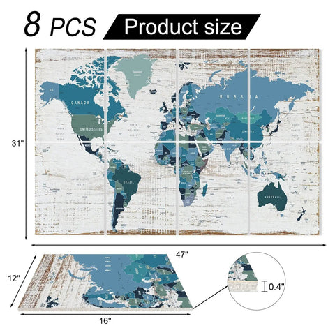 Game Changing Soundproof Wall Art Panels Hella Effective Acoustic Padding For Recording Studio Office Or Home Decor Eight Pack 48 By 32 Inches Noise Absorbing Tiles showing dimensions