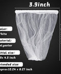 500 Pcs Disposable Mesh Sink Strainer Bags Elastic Kitchen Filter Mesh Trash Bags Anti Clog Fits Most Strainer Sizes 3.9 x 4.3 Inch