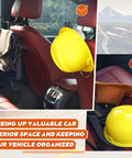 Hard Hat Holder For Truck And SUV 2 Pack Keeps Cap Shape While Driving Stainless Steel Headrest Rod Mount in vehicle