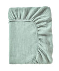 Ultra Soft Muslin Changing Pad Cover For Baby Diaper Changes Fits 32x16 To 34x16 Standard Pads, Cozy And Breathable, Machine Washable Sheet