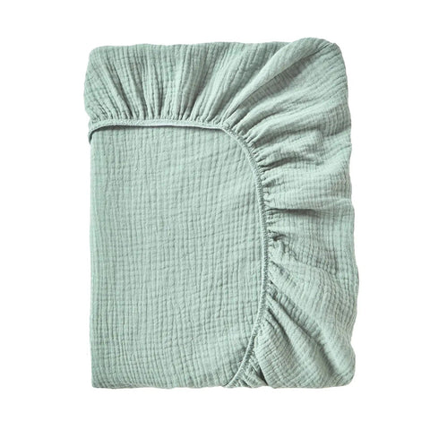 Ultra Soft Muslin Changing Pad Cover For Baby Diaper Changes Fits 32x16 To 34x16 Standard Pads, Cozy And Breathable, Machine Washable Sheet