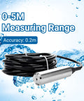 Liquid Level Sensor Throw-In Type With Stainless Steel Probe And Cable No Fuss 4-20mA Output for 0-5M range