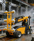 Zero Fuss Job Site Ready Glass Vacuum Lifter Robot For Heavy Duty Panel Handling And Swift Precision Positioning On Demanding Construction Sites With Tough Reliable Performance in a factory setting.