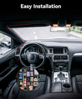 USB C Hardwire Kit For Dash Cams G850PRO G840S G930 with 11 Foot Cable and 5V 3A Output shown installed in car dashboard