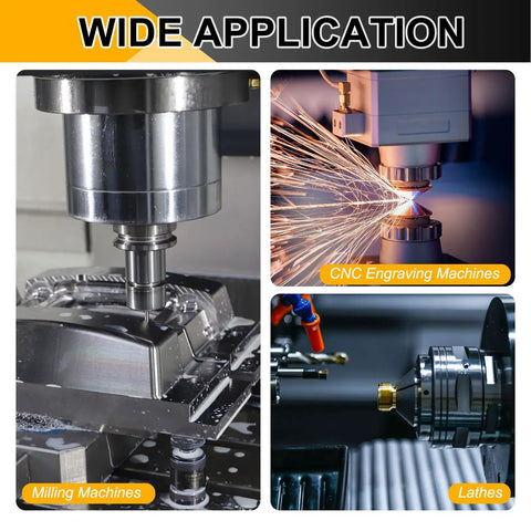 R8 Round Collet Mill Chuck Holder For CNC Engraving And Milling Tools, milling and engraving machine applications