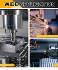 R8 Round Collet Mill Chuck Holder 20mm Precision CNC Engraving Lathe Tool Pro Grade with 7/16 UNF in use on various machines