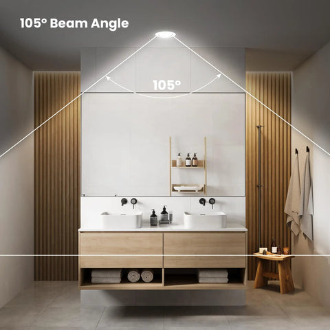 BR30 LED Flood Light Bulb Pack, 65 Watt Equivalent Dimmable Spotlight, 5 CCT Range From Cozy Soft White To Crisp Daylight, Super Smooth Dimming, Plug And Play Setup, Killer Brightness In Every Room