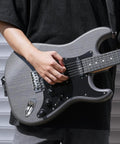 Starter Electric Guitar Kit With 39 Inch DST-80 All In One Bundle Featuring Classic SSS Pickup, close-up of guitar body
