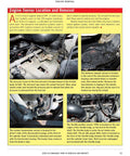4.0L Inline Six Engine Rebuild And Modification Guide book page showing Jeep engine sensor removal photos and diagrams
