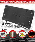Rear License Plate Bracket for Mercedes Benz C Class 2010 to 2020 Easy Install Fits C180 C200 OE 1698170211 A0008101711