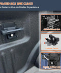 Heavy Duty Truck Bed Tie Down Anchors With Boxlink Cleats And Mounting Plates Built Solid For Locking Down Your Rig Fits Ford F150 F250 F350 Raptor 2015 To 2025 showing updated Box Link cleats for easy use.