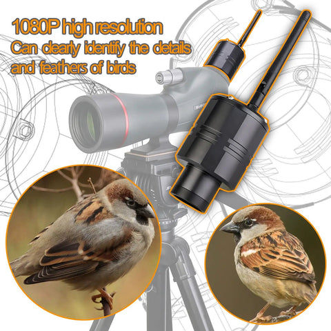 SC001 Wireless Spotting Scope Camera With WiFi For Birding And Digiscoping See Targets In Real Time On Your Phone 1080P resolution sample
