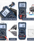 TRMS Digital Multimeter With NCV Auto Ranging VM600A 750V AC 1000V DC 20A current conducting various electrical tests