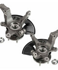 Left And Right Front Wheel Hub Bearing Steering Knuckle Assembly for Ford Escape Mercury Mariner and Mazda Tribute 2005 through 2012