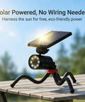 Outdoor Solar Motion Lights Waterproof Security Spot Lights 2 Pack For Patio Fence Deck Post Camping Backyard Easy Install