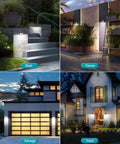 7 Pack Solar Lights With 140 LED Motion Sensor In 3 Modes, Wireless IP65 Waterproof Outdoor Wall Lights for stair, fence, garage, and yard
