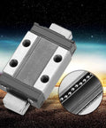 Miniature Linear Rail Guide 9mm Wide Slide Block for Pro-Grade Precision Motion with Ball Retainer, Bearing Steel Detail