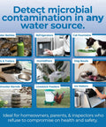 No Hassle Diy Water Test Kit That Skips The Fluff While Spotting Sneaky Bacteria And Mold In Tap Well Or Drinkable Sources. Various water sources like RVs, humidifiers, and dog bowls.