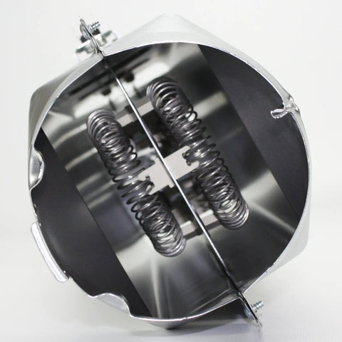 Dryer Heating Element Assembly DC97-14486A Replacement OEM Grade Metal Duct, internal coil view, plug and play install