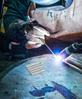 Top Tier Copper Soldering Iron Tips 5 Pack With High Thermal Conductivity And Wear Resistance For Pro Welding Or DIY Projects Plus User Friendly Design That Gets The Job Done Quick And Smooth, showcased during welding.
