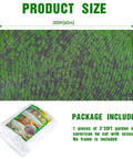 Ultra Fine Garden Netting 10 x 200 ft Plant Covers Keep Veggies, Fruits, and Trees Safe From Birds and Pests packaging and size