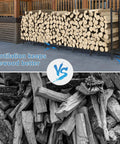 8Ft Firewood Rack With Cover For Outdoor Wood Storage Heavy Duty Beefy Steel Construction Weather Resistant Adjustable Log Stacker Stand Large Capacity Waterproof Wood Holder For Porch Deck Or Backyard