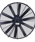 Spal Electric Puller Fan 16 Inch with medium profile design for radiator systems, high airflow cooling, includes 25 Amp fuse.