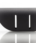 Adjustable Kydex Cheek Rest Stock Riser For Scoped Rifle Black Ultra Lightweight side view showcasing slots for adjustment