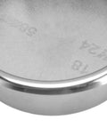 Close-up of 58mm Espresso Portafilter Basket for Home Machines, 18g 304 Stainless Steel Filter with Even Extraction