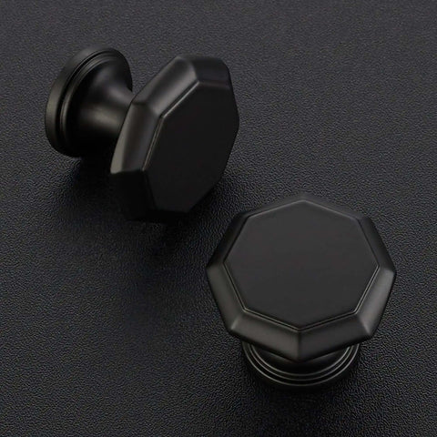 Slick Matte Black Round Cabinet Knobs Featuring A Sleek Zinc Body And Single Hole Mounting For Fresh Kitchen Drawers Or Bathroom Vanities Straight Up Pro Grade Durability With A Tight Fit Set Of 10.