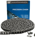 420 Roller Chain For Go Kart Mini Bike ATV Dirt Bike, 10 Foot Chain With 240 Links And 1 Connecting Link, Premium Carbon Steel
