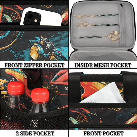 Insulated Picnic Backpack Lunch Bag for Women and Men with different pockets for beach, work, travel, camp, and day trips