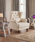 Two Piece End Table With Built In Charging Station For Your Couch And Bedside Modern Curved Nightstand Set Of Two Two AC Outlets USB Port Type C Port About Five Foot Power Cord Three Tier Open Storage, off-white with gray top
