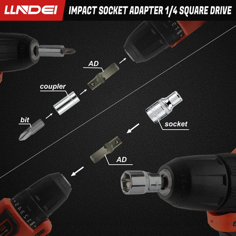 1/4 Inch Drive Socket Set With Ratchet Wrench Metric 4-14mm Sockets 57 Plus 1 Piece All In One Magnetic Pickup Tool Extensions kit.