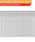 Heavy Duty 16 Gauge Finish Nails 304 Stainless Steel 2400 Piece Assorted Kit with high quality galvanized steel finish.