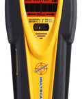 Slick All In One Stud Finder Pins Wood Metal And Live Ac Wires Fast With A Bright Lcd Screen and Pinpoint Focus for hassle-free DIY wall scanning, close-up view.