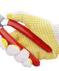 Upholstery Hog Ring Kit With Pliers 480 Piece Galvanized Set Includes One Inch Three Quarter Inch One Half Inch Rings Angled Pliers