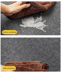 Heavy Duty Acoustic Soundproof Pads Non Slip Mat For Keyboard And Drum Noise Reduction Foam cleaning process showing stains removal.