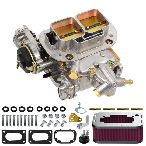 2 Barrel Weber 32 36 Carburetor With Air Filter Assembly Kit For Toyota Pickup Celica 20R 22R Mazda B2000 B2200 720 510 CJ5 CJ7 CJ8 Electric Choke Replacement