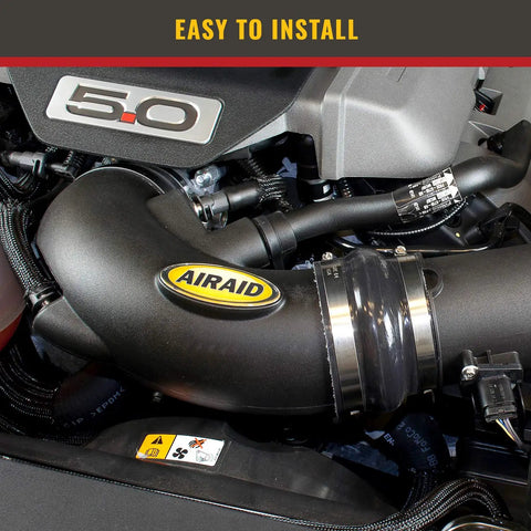 Modular Intake Tube Kit For Stock Air Box Or Performance Air Filter, Installs In Minutes With Simple Hand Tools, Includes All Hardware on 5.0 engine
